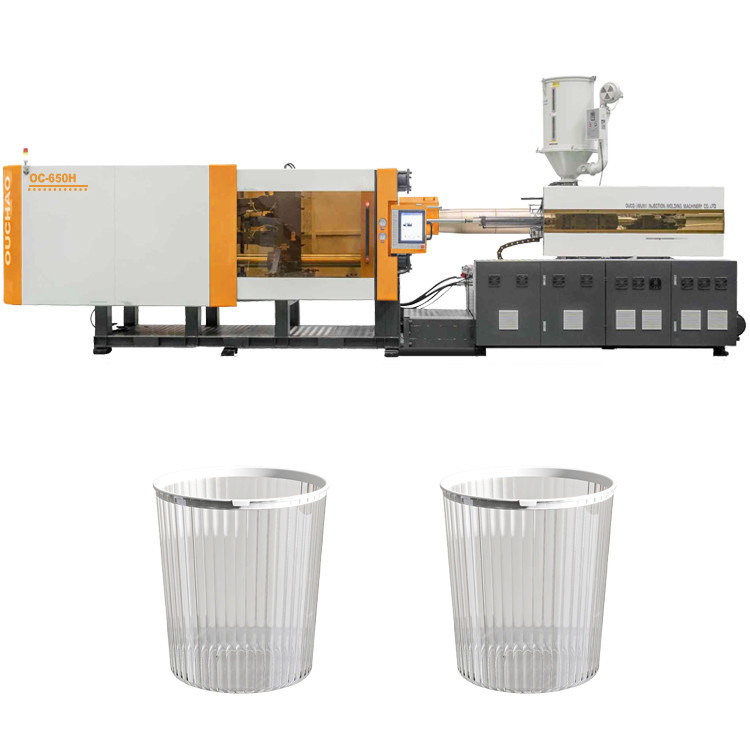 OC-650H High Precision Injection Plastic Molding Machine For Plastic Trash Bin